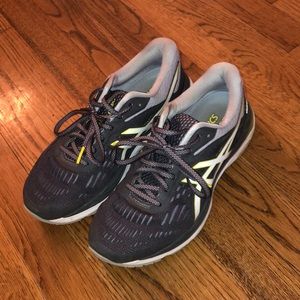 ASICS running shoes, size 8